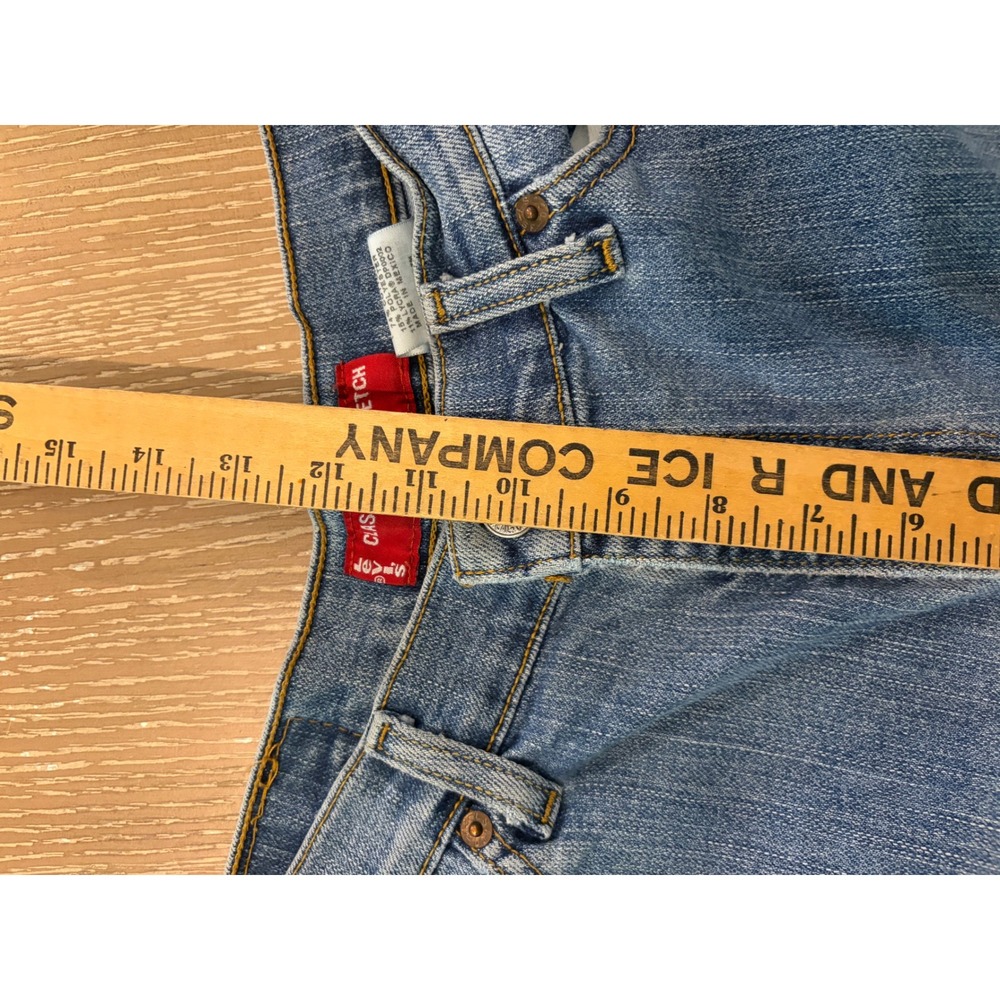 Levi's 512 Classic Slim Tapered Stretch Jeans Women's 10M Light Wash 28x30 - Picture 5 of 7